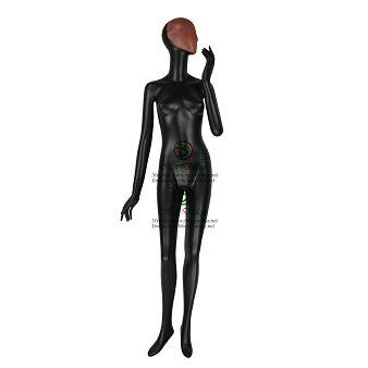 Female Full Body Fiberglass Mannequins with Changing Faces Shields MAF-F3-0102