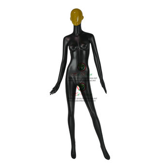 Fiberglass Female Full Body Mannequins with Water Transfer Printing Changing Faces Shields MAF-F3-0104