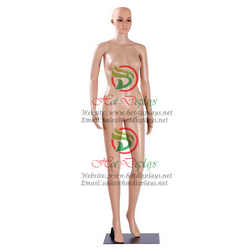 Cheap Stock Plastic Mannequin PE Female Skin Full Body Make Up Dummy Sexy Cosmetic Model MAF-F1-PL703