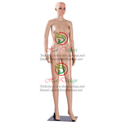 STOCK ON SALE Cheap Plastic Mannequin Female Full Body Skin Model Cosmetic Dummy with Metal Base MAF-F1-PL705