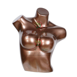 ON SALE Female Plastic Model ABS Painting Bra Display Torso Busty Ladies Lingerie China Stock Underwear Mannequin MAF-H2-L11 Coffee