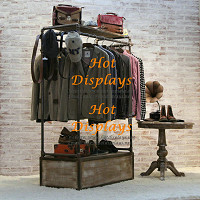 Shabby Chic Floor Standing Industrial Waterpipe Clothes Display Rack Garment Rack Coat Hanger with Wooden Storage Shelf and Drawer PR220