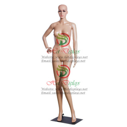 Sexy Female Full Body Plastic Mannequin Busty Skin Make Up Model Stock Cheap Cosmetic Dummy MAF-F1-PL706