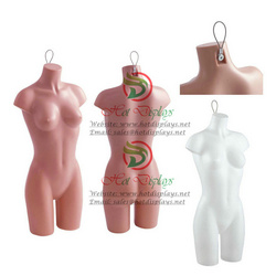 Sexy Plastic Female Torso Big Breast / Bust White Skin Cheap Standing & Hanging Mannequin MAF-H2-PL201