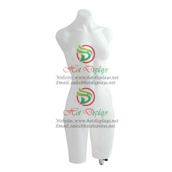 Plastic Female Mannequin China Whole Sale Stock PE White Lingerie Torso MAF-H2-PL203