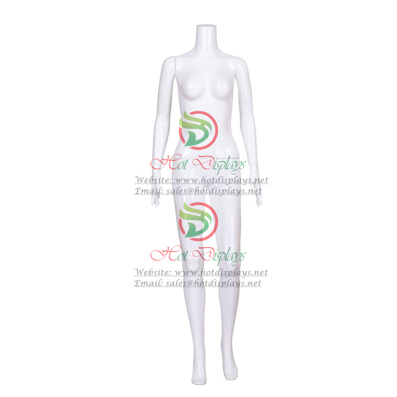 China Cheap Female Headless Plastic Mannequin ABS Painting Dummy Wholesale Stock Model Antigua and Barbuda Dominica MAF-F1-R02