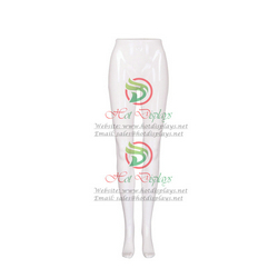 Cheap Female Plastic Mannequin ABS Glossy Painting​ Big Size Woman Leg Torso Pants Trousers Dummy MAF-H3-FL1 White​