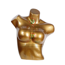 Stock Female Plastic Painting Mannequin ABS Bra Display Torso Busty Breast Model Woman Lingerie Underwear Dummy MAF-H2-L11 Gold