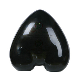 Female Underwear Hip Display Torso Heart Shape ABS Glossy Painting Lingerie Shop Plastic Mannequin Sexy Ladies Briefs Model MAF-H4-L12 Black