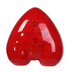 China Wholesale Female Underwear Display Torso Stock Cheap Heart Shape Hip ABS Painting Lingerie Shop Plastic Mannequin MAF-H4-L12 Red