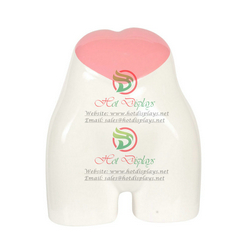 Wholesale Female Underwear ABS Glossy Painting Plastic Mannequin Cheap Sexy Ladies Briefs Model Hip Display Lingerie Torso MAF-H4-L16 Pink Heart