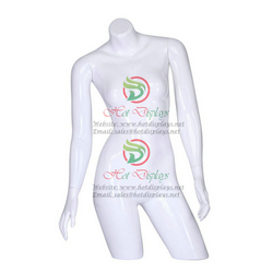 Cheap Female Plastic Mannequin ABS Glossy Painting Standing Torso Wholesale Hanging Busty Woman Underwear Dommy MAF-H2-PH1