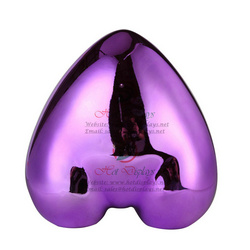 Sexy Female Underwear Plastic Mannequin ABS Chrome Heart Shape Briefs Display Torso Stand Woman Lingerie Model MAF-H4-L12 Purple