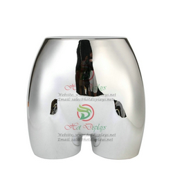 Wholesale Painting Female Underwear Mannequin Stock ABS Hip Display Lingerie Torso Cheap Ladies Briefs Plastic Model MAF-H4-L15 Chrome Silver