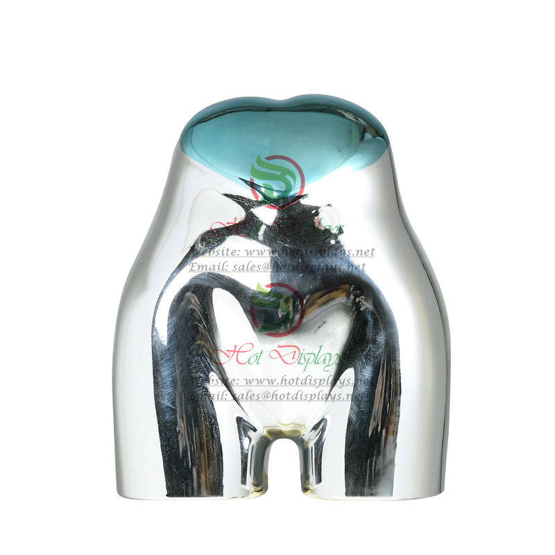 MAF-H4-L16 Chrome Silver with Blue Heart Top