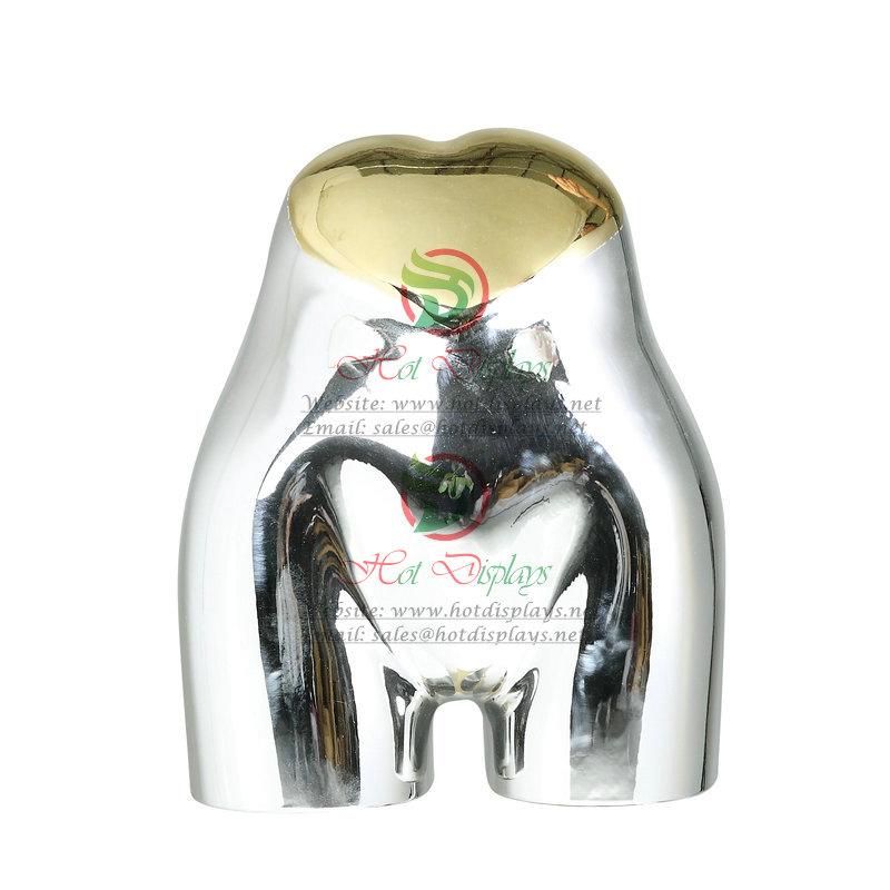 MAF-H4-L16 Chrome Silver with Gold Heart Top