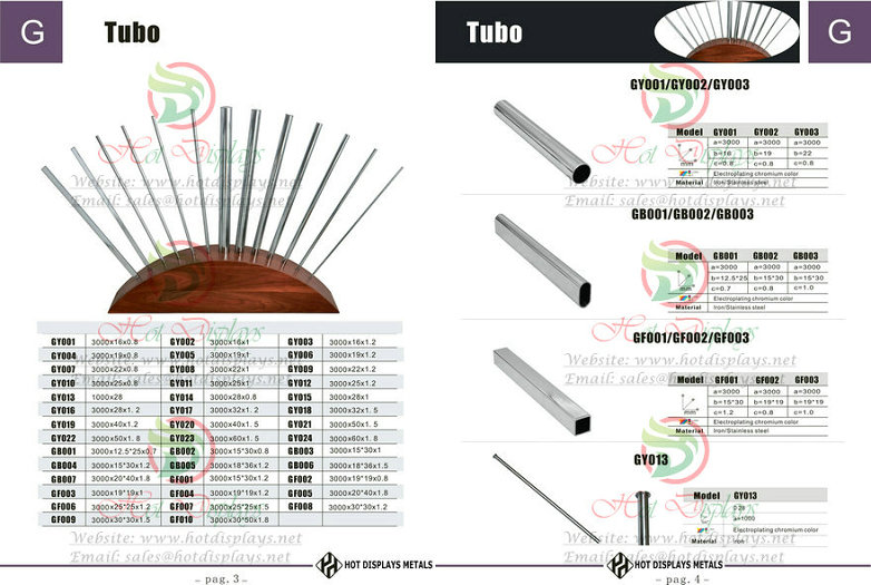 Custom Store Fixtures Clothes Racks Display Shelves in Estonia Latvia Lithuania Moldova Belarus P3 Tubo