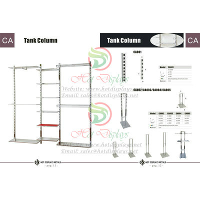 Custom Store Fixtures Clothes Racks Display Shelves in France Monaco Netherland Holand Belgium P11 Tank Column