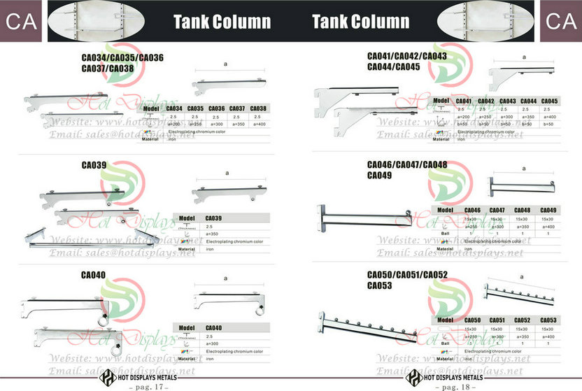 Custom Store Fixtures Clothes Racks Display Shelves in Greece Slovenia Croatia Bosnia Herzegovina P17 Tank Column