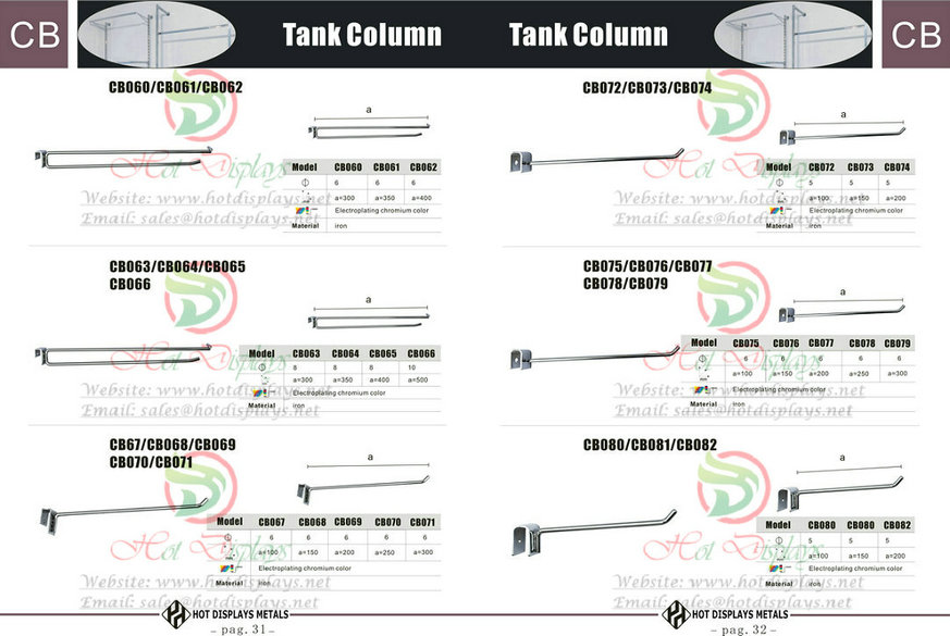 Custom Store Fixtures Clothes Racks Display Shelves in Kazakhstan Kyrgyzstan Tajikistan Uzbekistan Turkmenistan P31 Tank Column