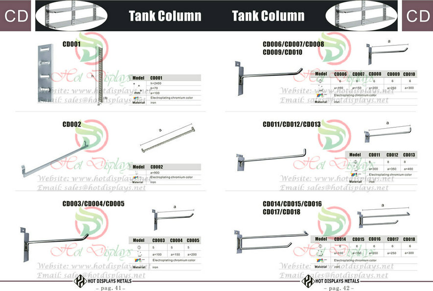 Custom Store Fixtures Clothes Racks Display Shelves in Kenya Ethiopia Eritrea Djibouti Somalia P41 Tank Column