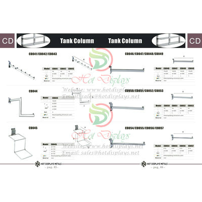 Custom Store Fixtures Clothes Racks Display Shelves in Chad Central Africa Cameroon Equatorial Guinea Gabon P45 Tank Column