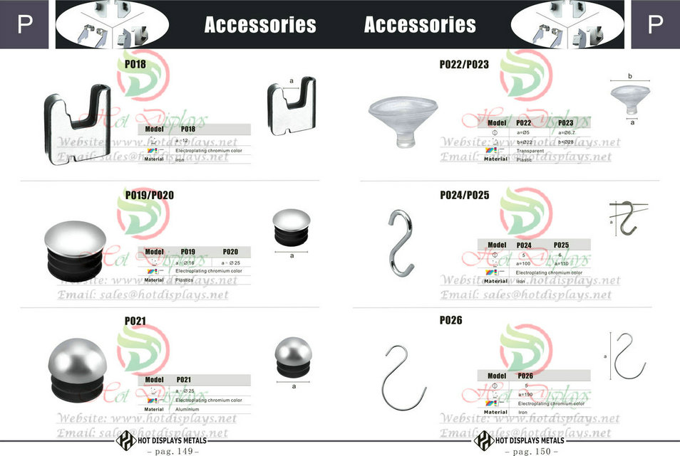 Custom Store Fixtures Clothes Racks Display Shelves Shopfittings in Brazil Ecuador Peru Bolivia French Guiana P149 Accessories