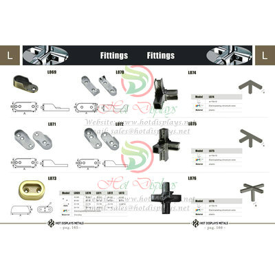China Custon Hot Sale Store Fixtrures Clothes Display Racks Iron Pipe Base Connectors Accessories P165 Fittings