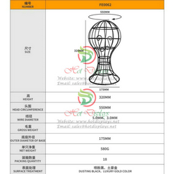 Iron Wire Hat Display Racks FE0062