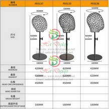 Iron Wire Hat Display Racks FE0135