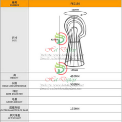 Iron Wire Hat Display Racks FE0150