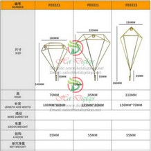Iron Display Hook Racks FE0223