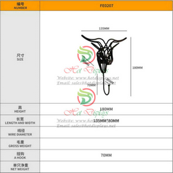 Iron Display Hook Racks FE0207