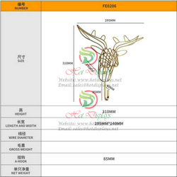Iron Display Hook Racks FE0206