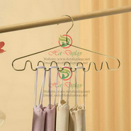 Iron Wire Hanger Racks Wave Shape